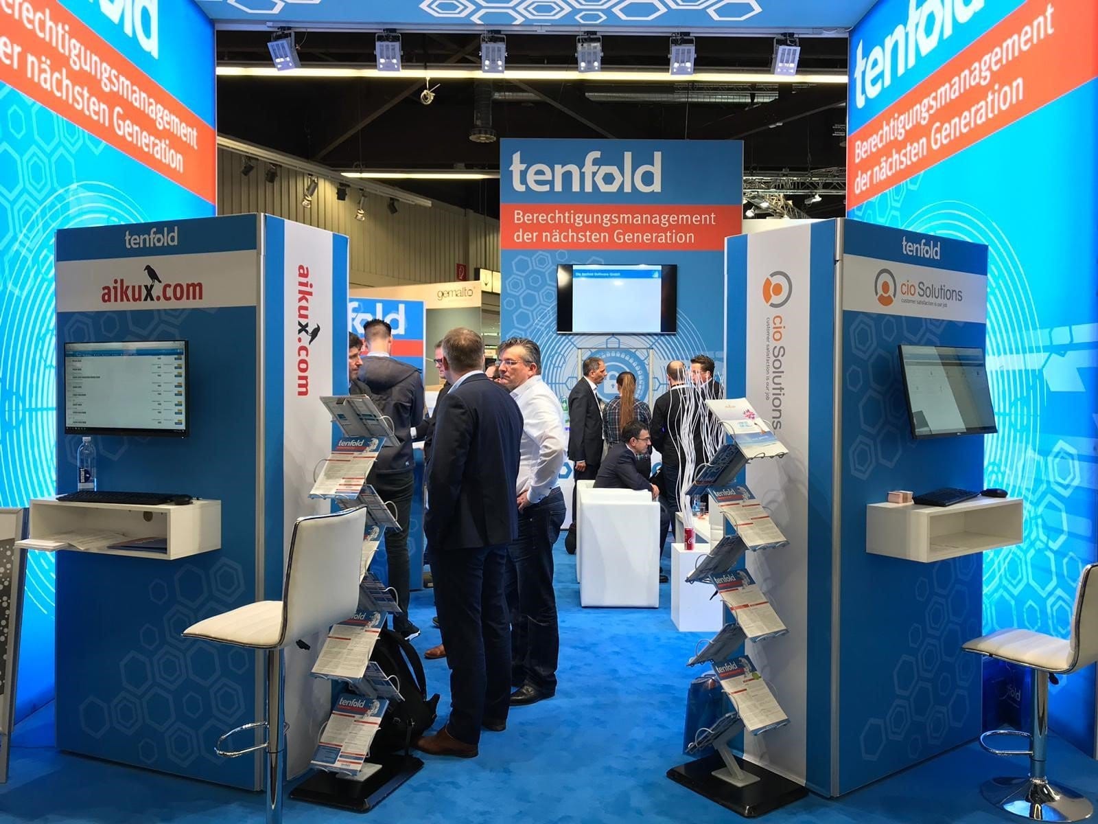 The tenfold booth at it-sa 2018